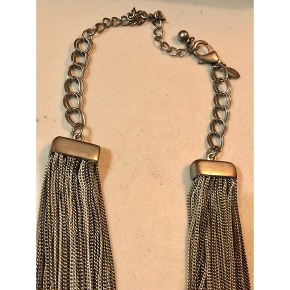 CHICOS multicolor chainlink chunky Necklace - Picture 3 of 4